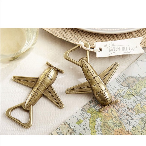 Kate Aspen Other - (2) Kate Aspen Airplane Bottle Openers J1